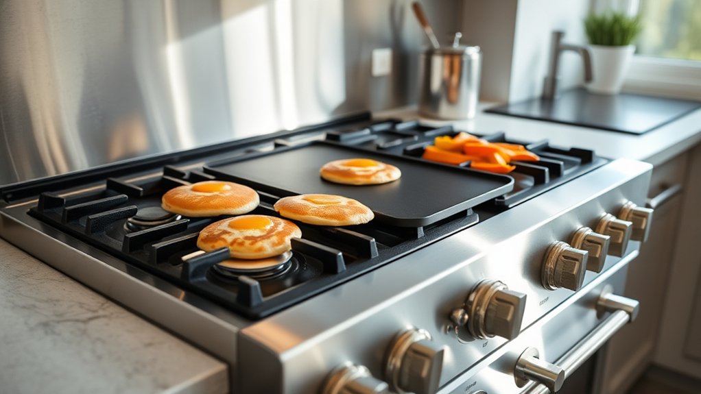 affordable built in griddle range