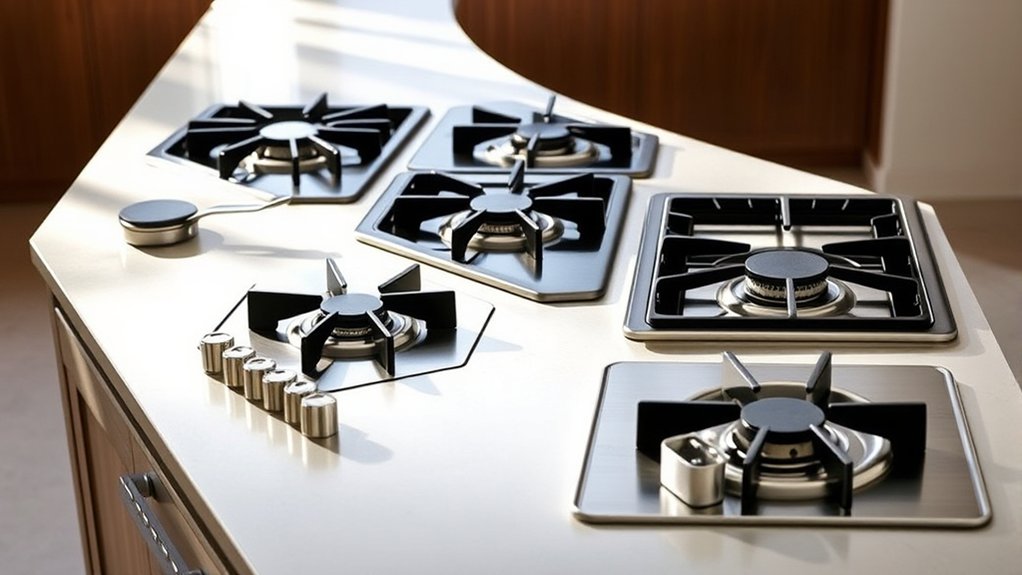 compare burners features price