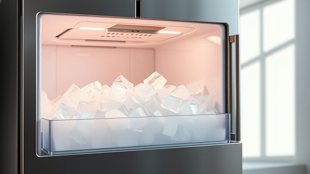 consistent ice ample storage