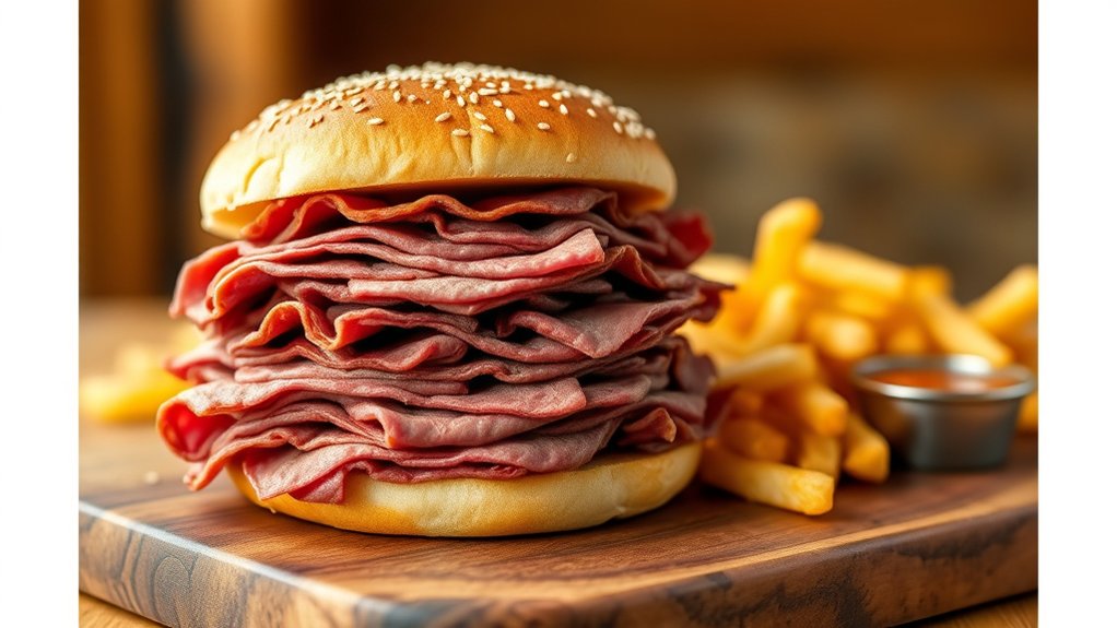 double beef satisfying meal