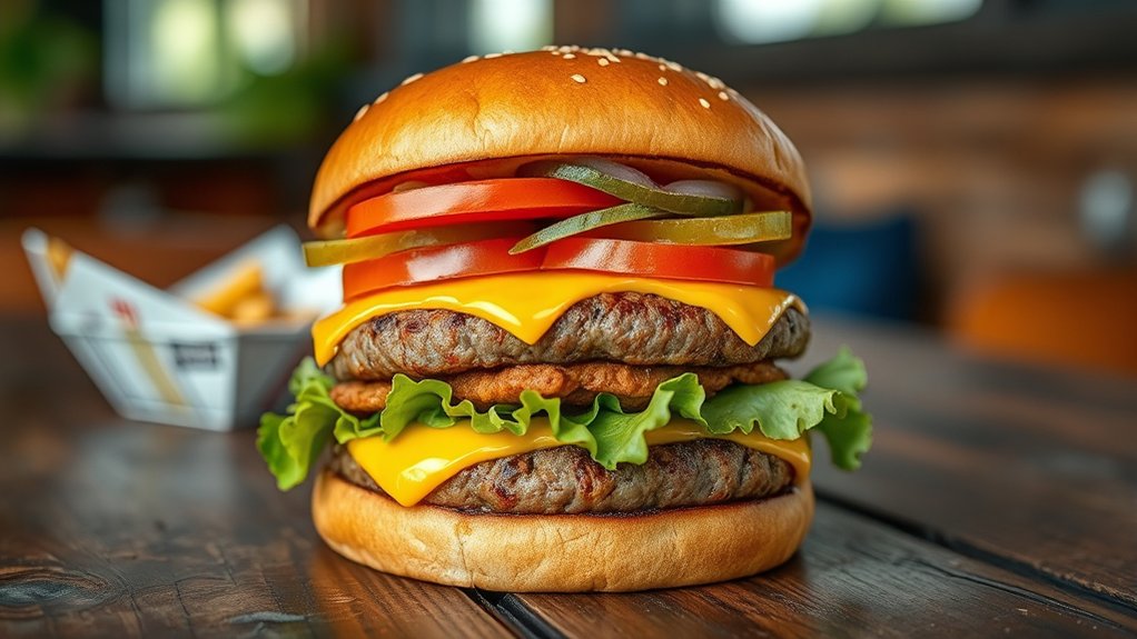 double patty customizable hearty