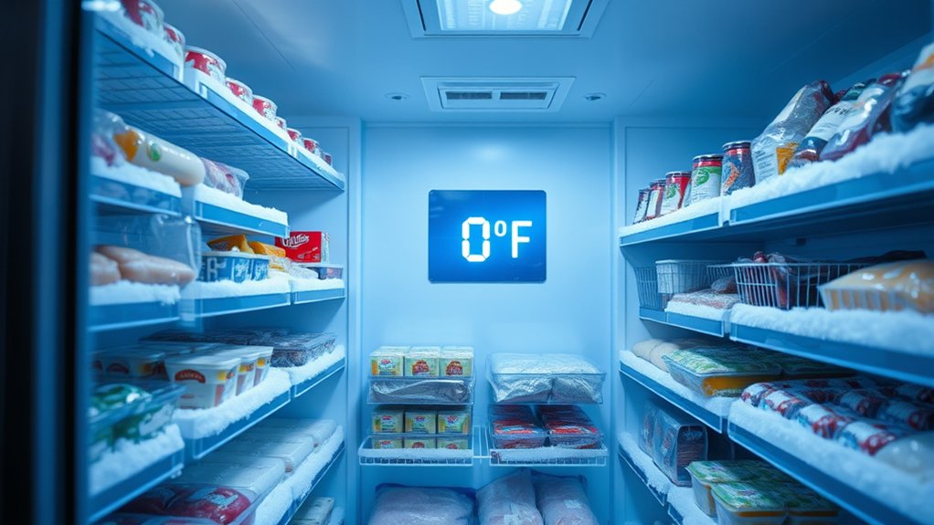 optimal freezer temperature maintenance
