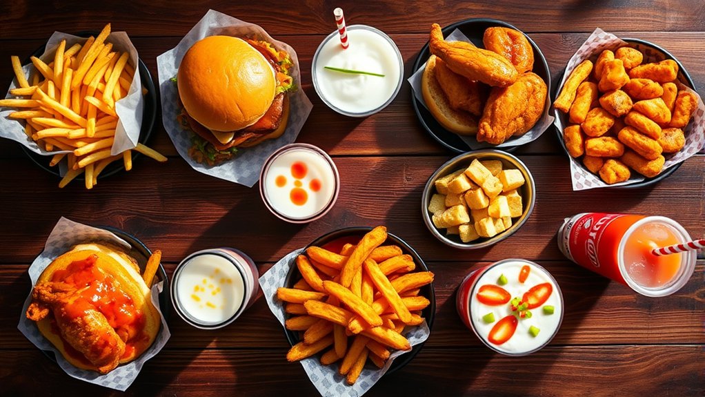 top checkers menu items